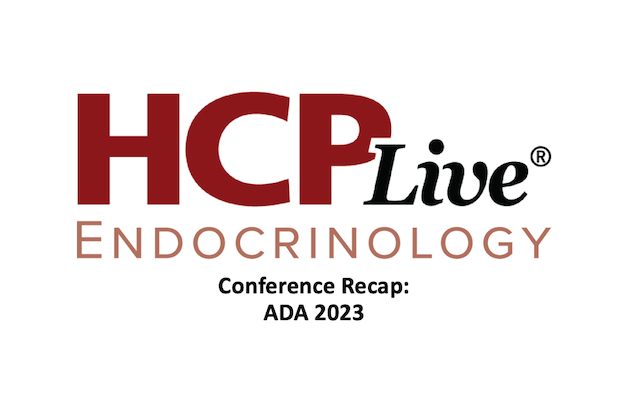 HCPLive Endocrinology logo sitting overtop the words "ADA 2023".